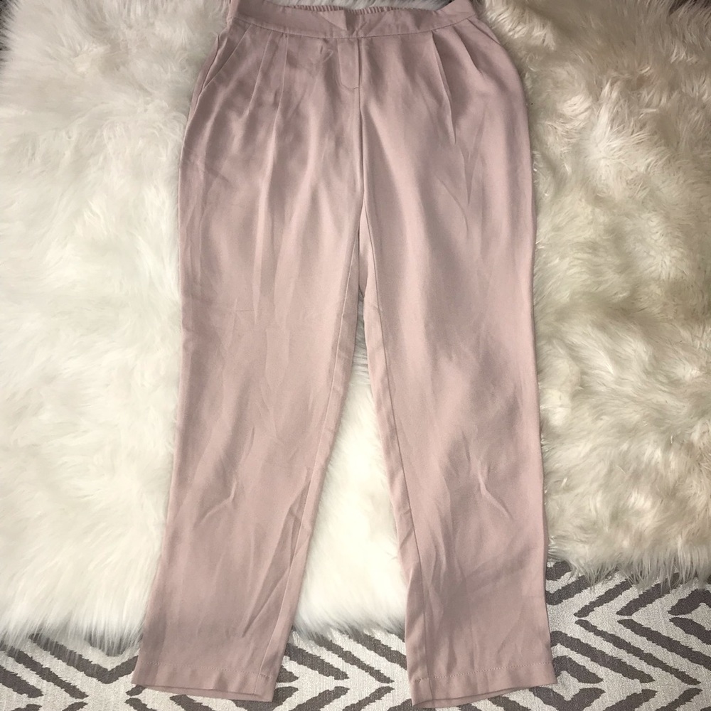 Pleated front pants